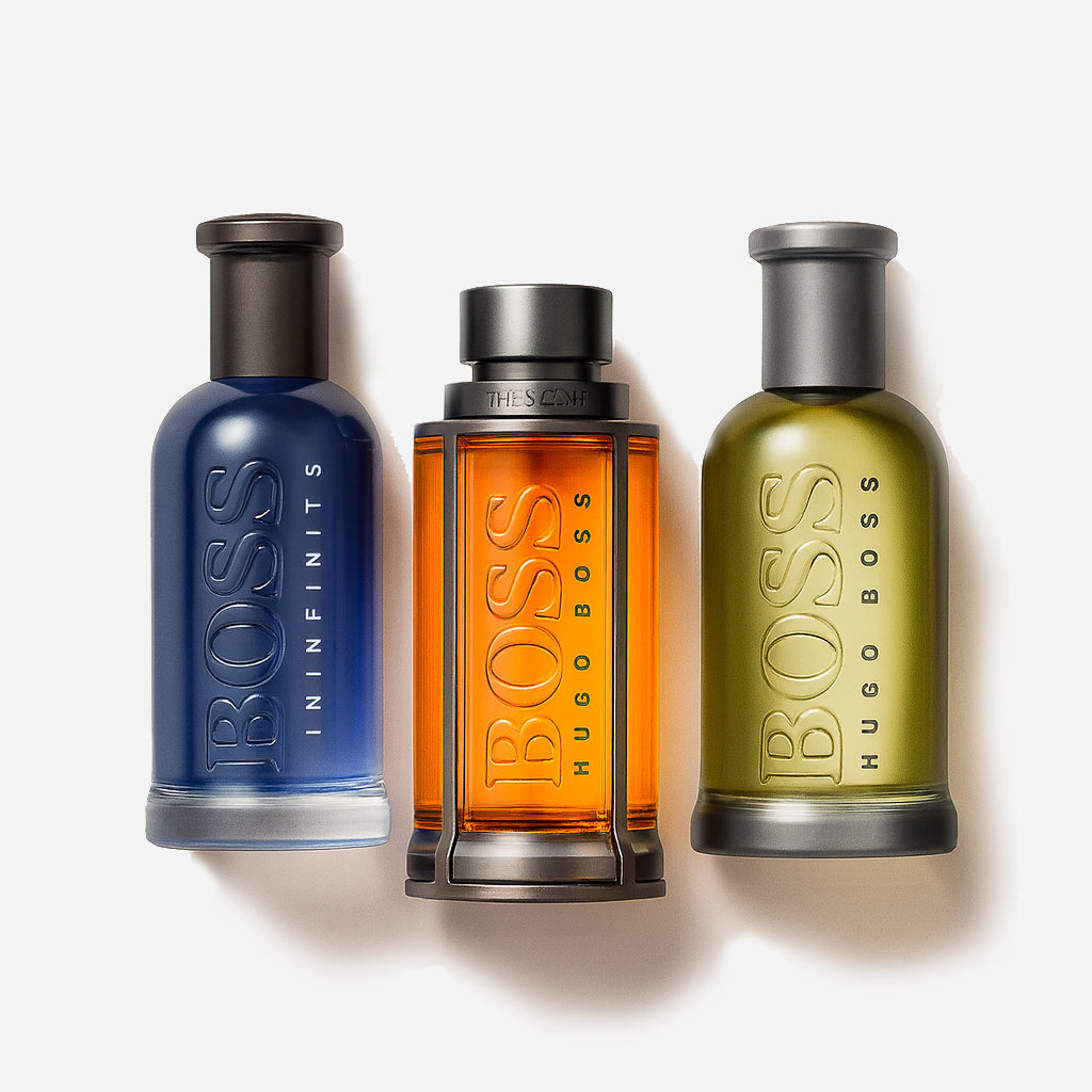 Combo de 3 perfumes BOSS THE SCENT, BOSS BOTTLED y BOTTLED INFINITE 100ml